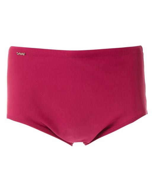 Amir Slama Red Plain Trunks for men