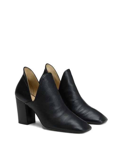 Lemaire Black Square-Toe Pumps