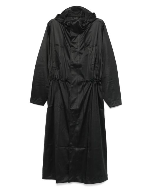 Rains Black Bold Longest Coat