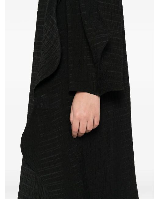 Henrik Vibskov Black Robe Octo À Design Drapé