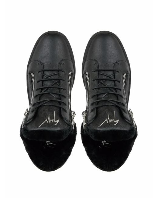 Sneakers Kriss Winter di Giuseppe Zanotti in Black da Uomo