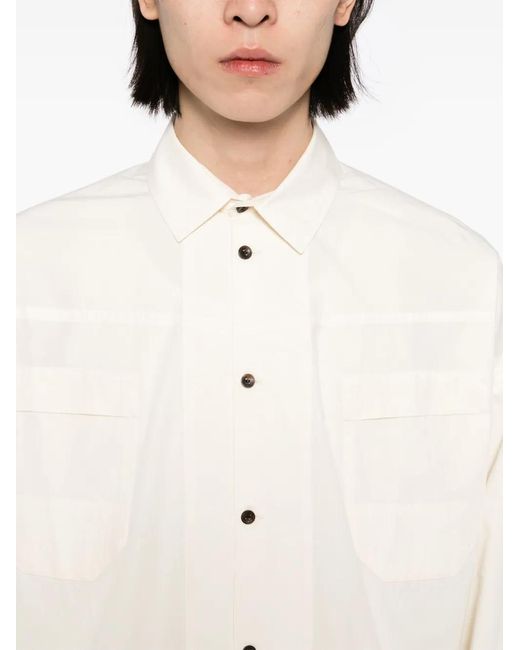 Jan Jan Van Essche White Long-Sleeved Shirt for men