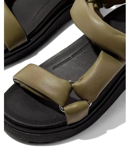 Fitflop Gen-Ff Leren Sandalen in het Green