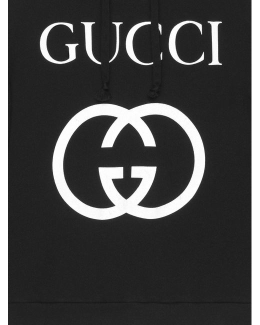 black and white gucci hoodie