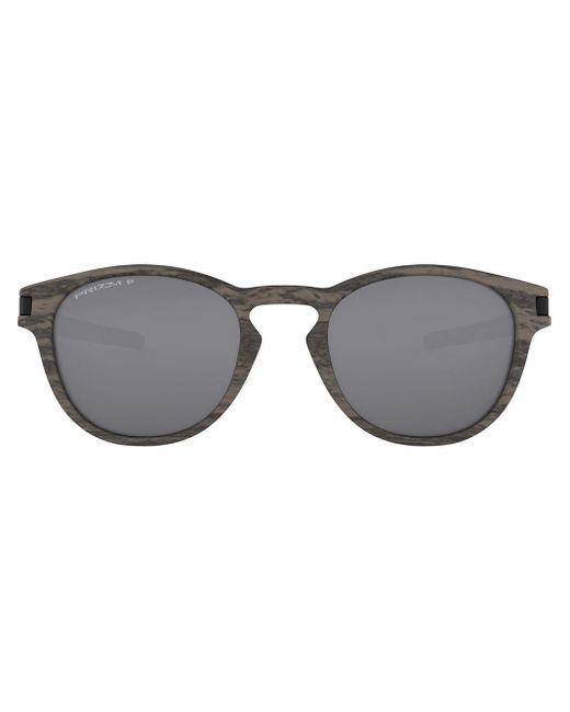 Oakley Gray Latch Round Sunglasses for men
