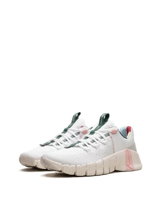 Nike White Free Metcon 3 "All Petals United" Sneakers