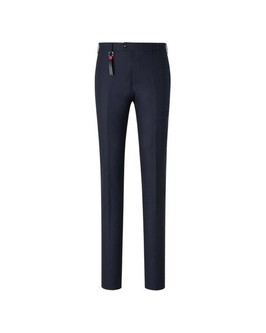 Marco Pescarolo Blue Tailored Trousers for men