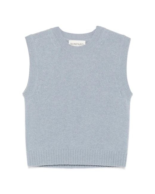Chaleco Con Cuello Redondo Bompard de color Blue