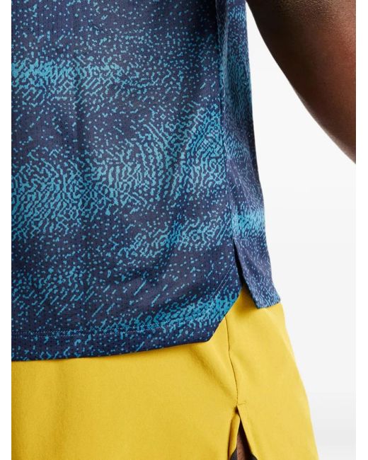 New Balance Blue Rc Essential Printed T-Shirt for men
