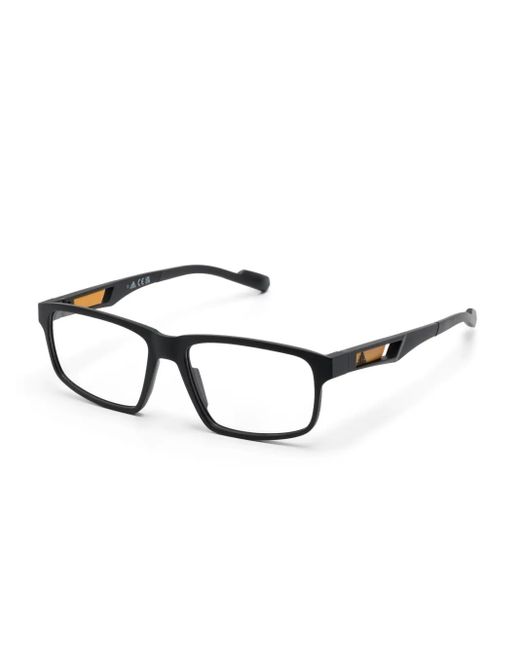 Adidas Black Square-Frame Glasses