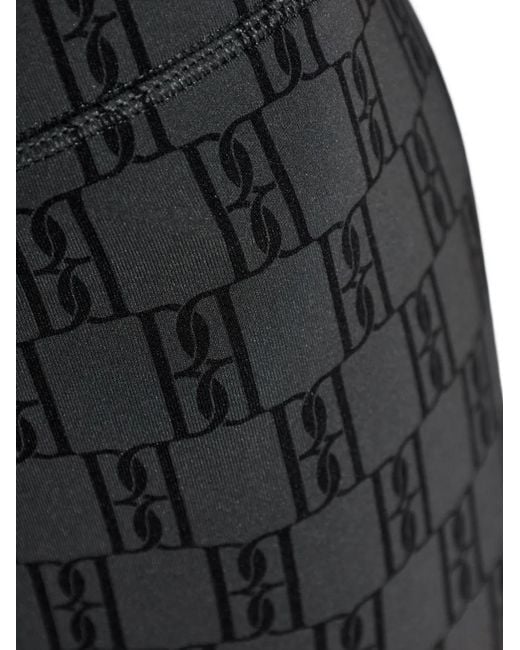 By Malene Birger Gray Monogram Shorts