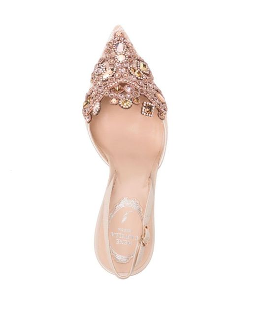 Zapatos Venezia con tacón de 55 mm Rene Caovilla de color Pink