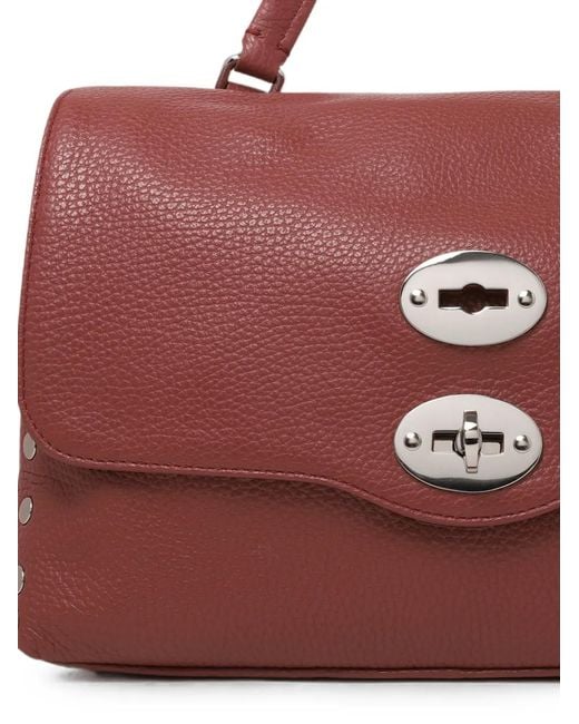 Zanellato Red Small Postina Tote Bag