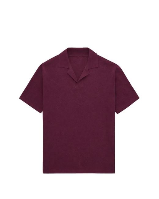 Fortela Purple T-Shirt Adrien En Coton for men