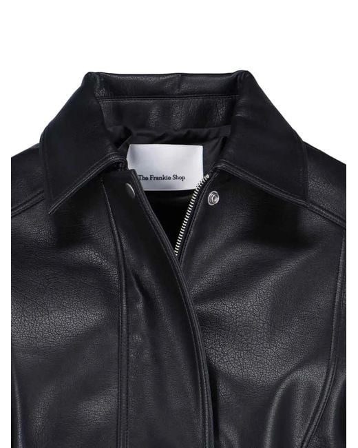 Chaqueta Oversize Con Botones Frankie Shop de color Black