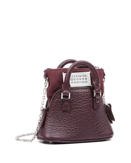 Maison Margiela Purple 5ac Classique Baby Top-handle Bag