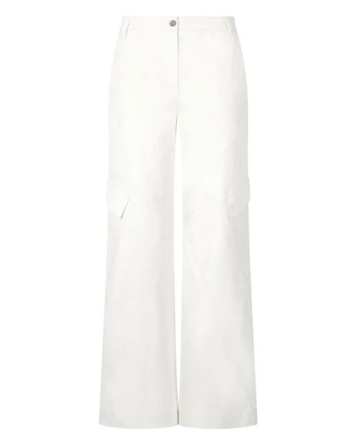 Roberto Cavalli パイソンパターン カーゴパンツ White