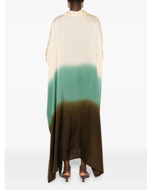 Yavi Green Dip-Dye-Maxikleid