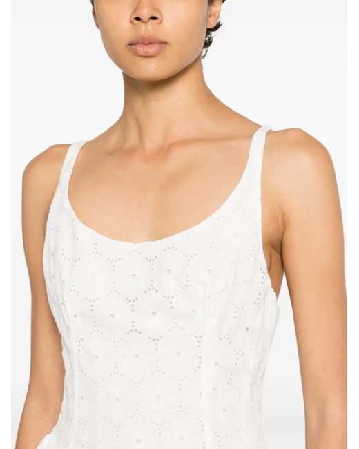 Faithfull The Brand White Milana Maxi Dress