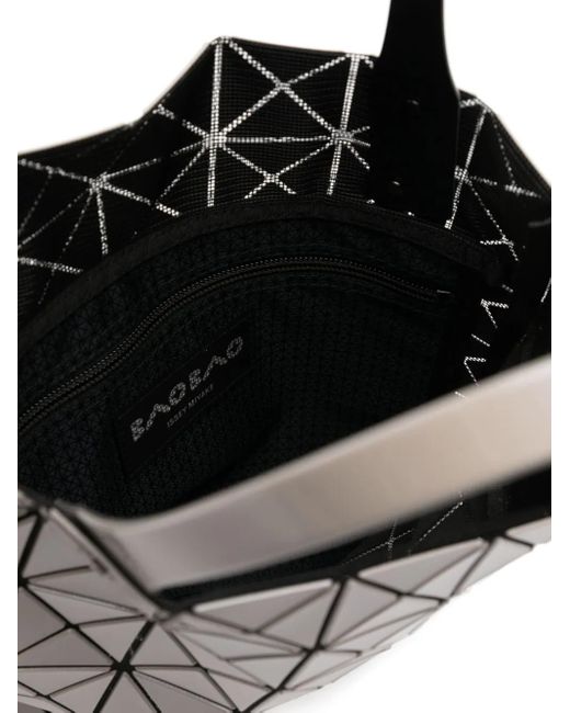 Issey Miyake Gray Prism Metallic-Shopper