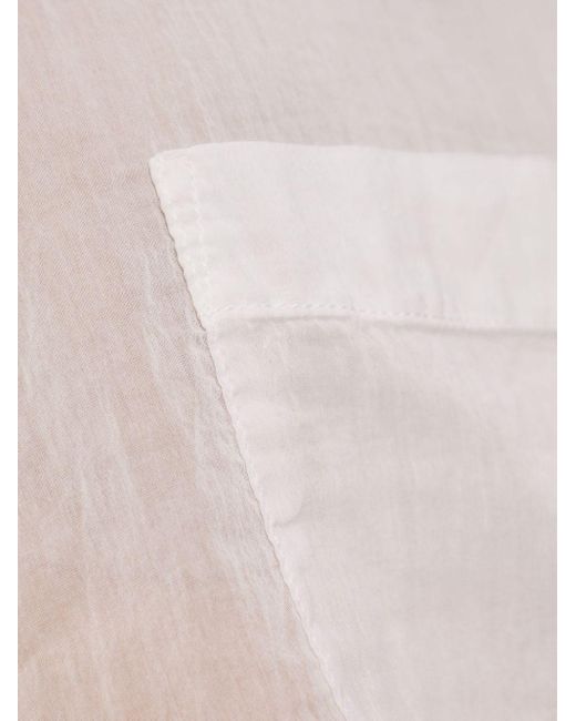 Forte Forte White Hemd aus Baumwoll-Seidengemisch