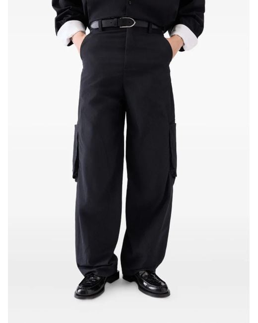 Jacquemus Black Cargo Pants for men