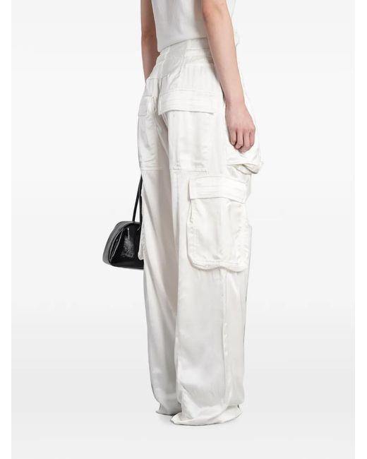 B1ARCHIVE White Drawstring-Waist Cargo Pants