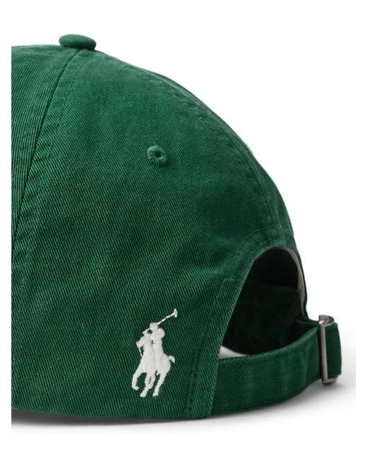 Polo Ralph Lauren Green Logo-Embroidered Twill Ball Cap for men