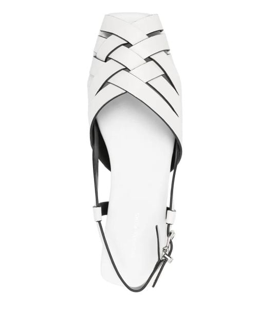 MICHAEL Michael Kors White Irene Sandalen