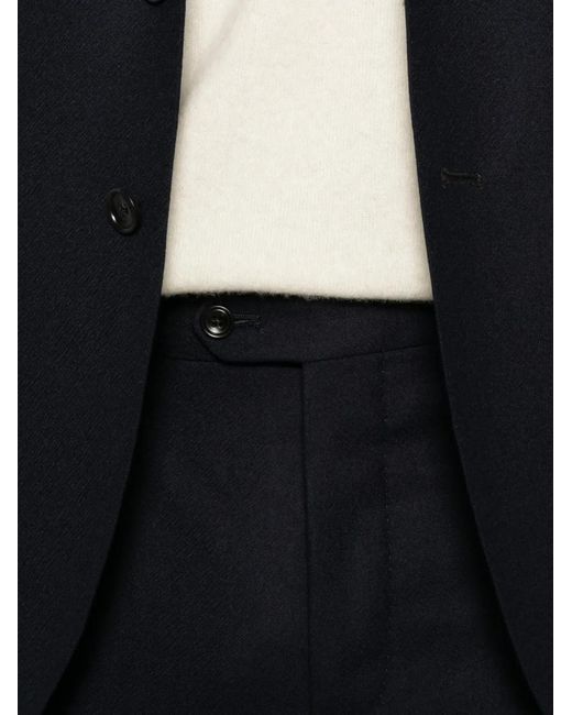 Tagliatore Blue Single-Breasted Buttoned Suit for men
