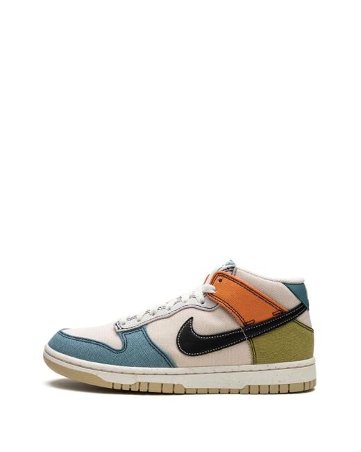 Nike Blue Dunk Mid "Pale Ivory/ Sneakers for men