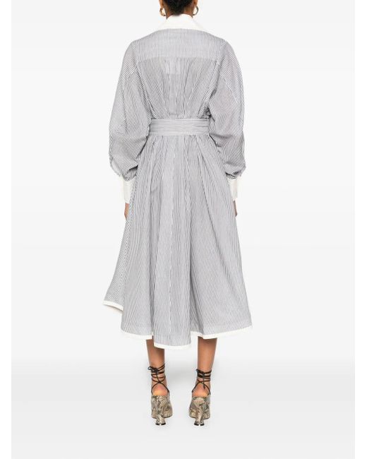 Zimmermann Blousejurk Met Ceintuur in het White