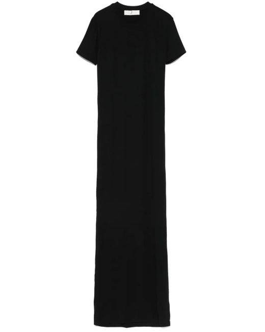 Ludovic de Saint Sernin Black Jersey Maxi Dress