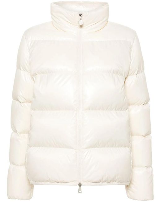 Moncler Abbadia Gewatteerd Jack in het Natural
