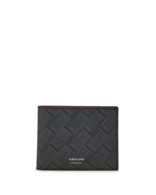 Ferragamo Black Monogram Wallet for men