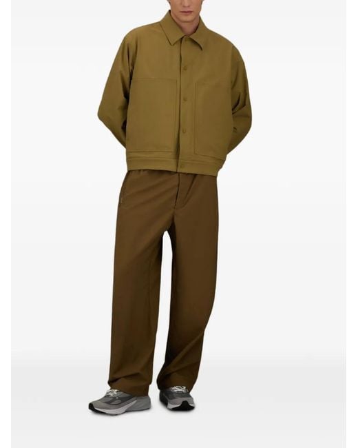 Laminar Green Long-Sleeved Shirt Jacket