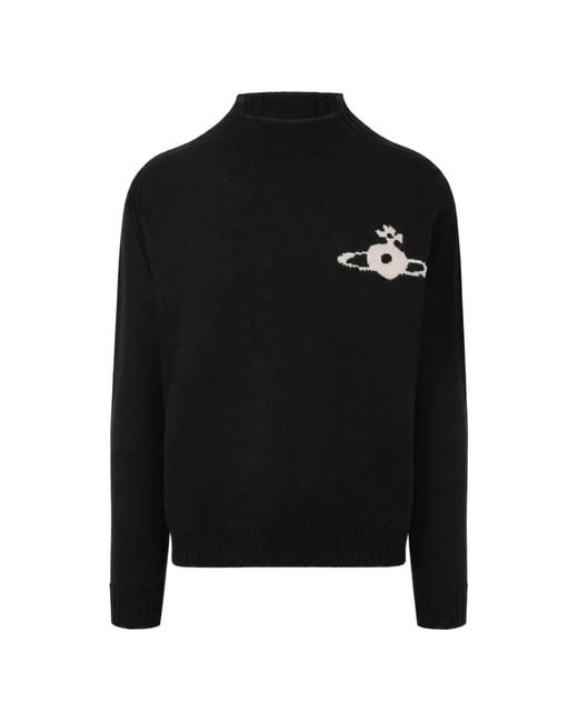Vivienne Westwood Black Fisherman Jumper for men