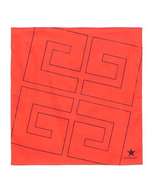 Givenchy Schal Mit Logo-Print in Red für Herren