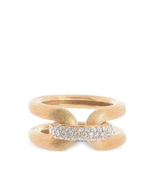 Nanis White 18K Link Diamond Ring