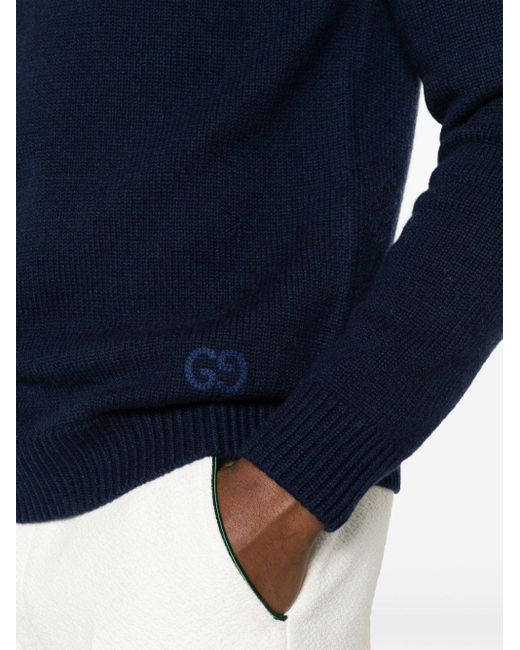 メンズ Gucci カシミア セーター Blue