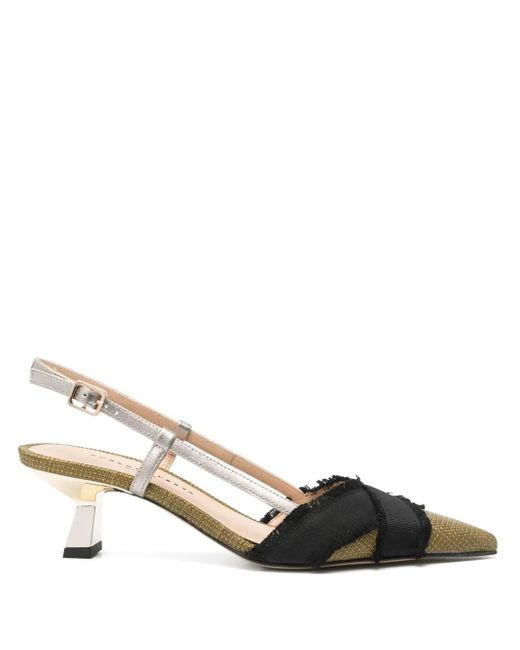 Roberto Festa Natural 60Mm Girasole Slingback Pumps