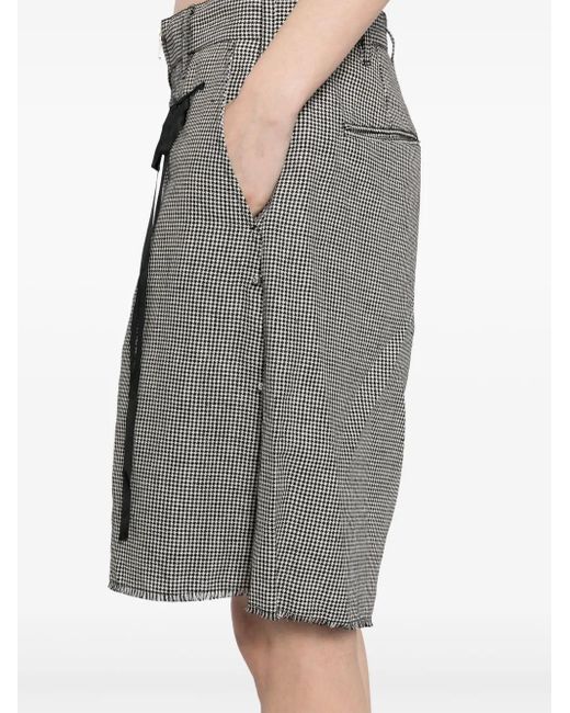 Midorikawa Gray Raw Edge Short