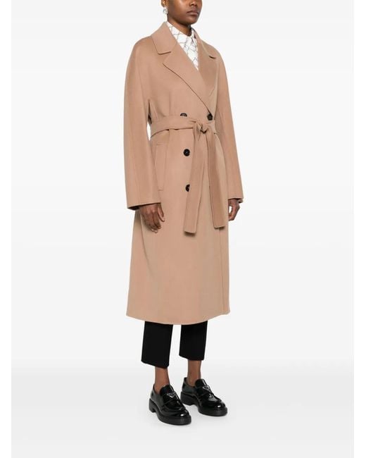 Max Mara Natural Wool Coat