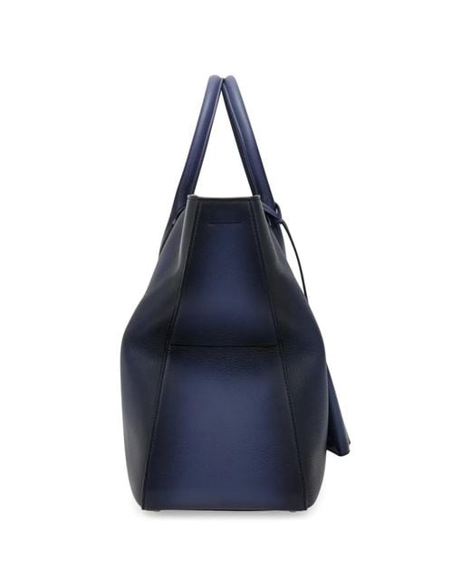 Ferragamo Blue Monogram Tote Bag for men