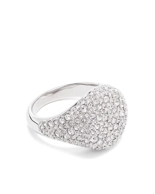 Swarovski White Meteora Crystal-embellished Ring