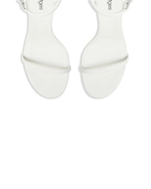 Courreges White Oblique Sandals