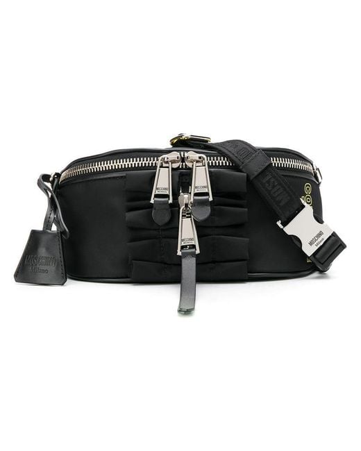 Moschino Black Couture Wars Belt Bag