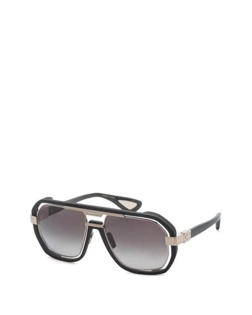 Bugatti Metallic Lunettes De Soleil À Monture Géométrique