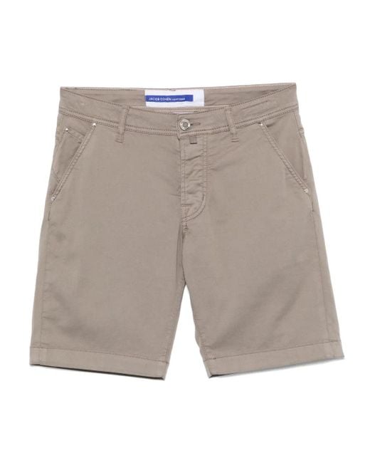 Jacob Cohen Gray Lou Bermuda Shorts for men