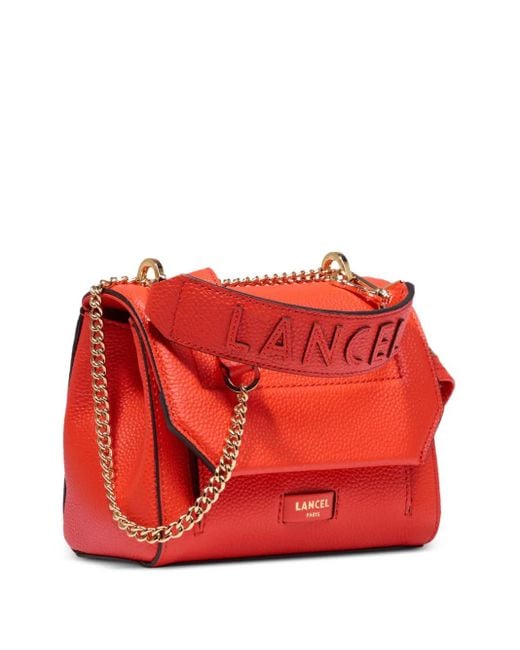 Lancel Red Sac À Bandoulière Ninon S